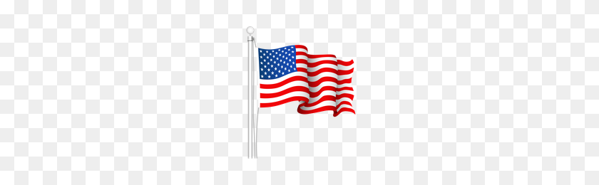 200x200 Download Us Flag Category Png, Clipart And Icons Freepngclipart - American Flag Waving PNG