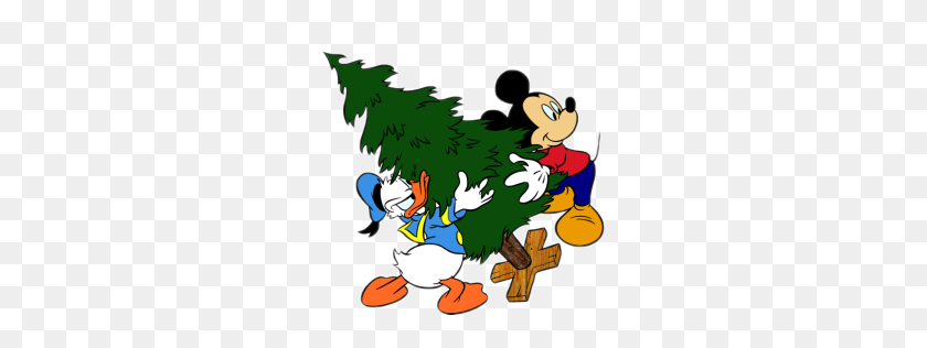 256x256 Download Vector - Mickey Mouse Christmas Clipart