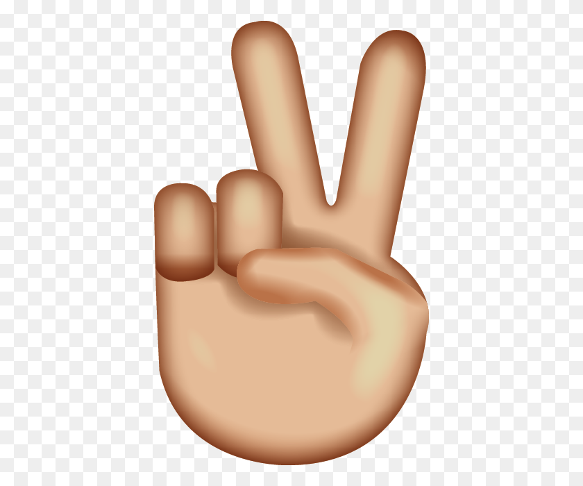 640x640 Download Victory Hand Emoji Emoji Island - Peace Emoji PNG