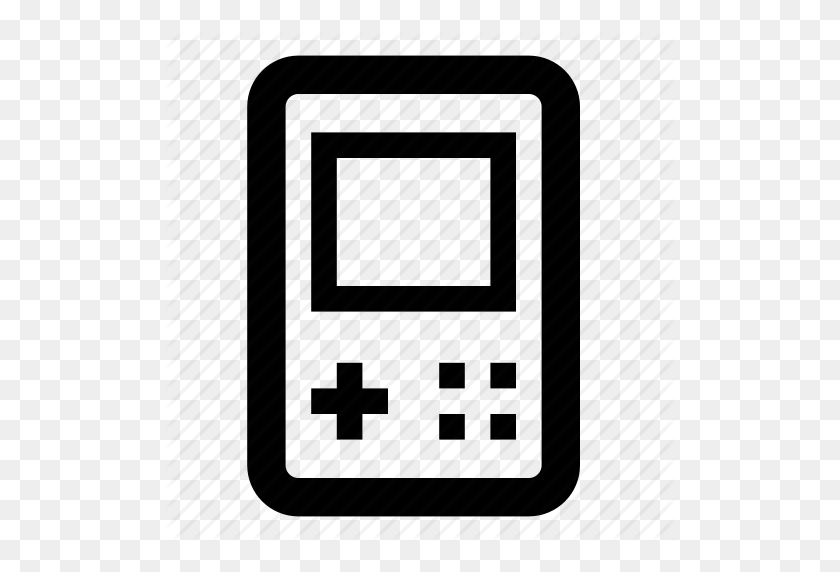 512x512 Скачать Видеоигры Видеоигры Game Boy Video Game - Games Clipart Black And White