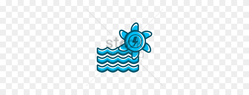 260x260 Download Water Energy Clipart Hydroelectricity Hydropower Clip Art - Turbine Clipart