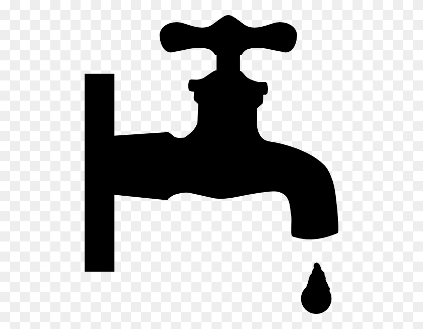 504x594 Download Water Faucet Silhouette Clipart Faucet Handles Controls - Water Pipes Clipart