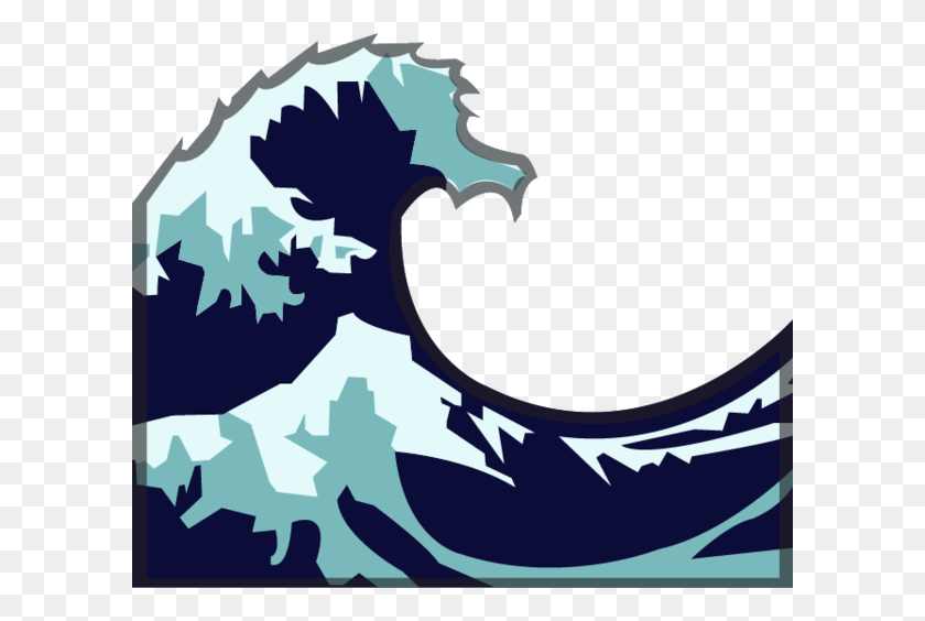 600x504 Download Water Wave Emoji Image In Png Emoji Island - Water Emoji PNG