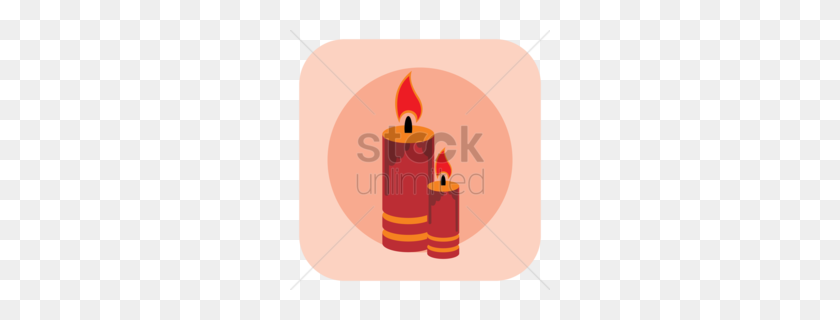 260x260 Download Wax Clipart Candle Clip Art Illustration, Candle - Advent Clipart