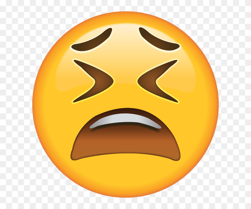 640x640 Download Weary Face Emoji Emoji Island - Emoji PNG Download