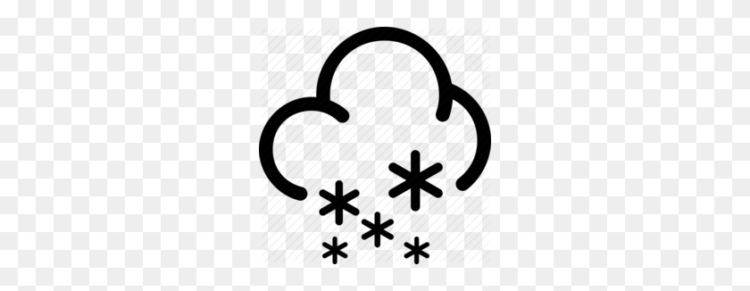 260x266 Download Weather Icon Snow Clipart Snow Weather Forecasting - Weather Forecast Clipart