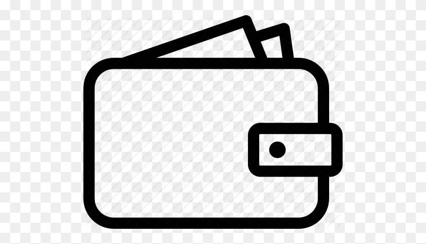 512x422 Download White Wallet Icon Clipart Computer Icons Wallet Handbag - Wallet Clipart Black And White