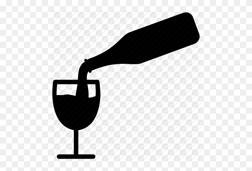 512x512 Download Wine Pouring Clipart White Wine Clip Art Wine, Bottle - Wine Bottle Image Clipart
