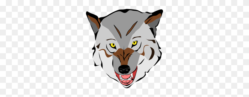 260x268 Download Wolf Cartoon Face Png Clipart Wolf Clipart - Pillow Clipart Png