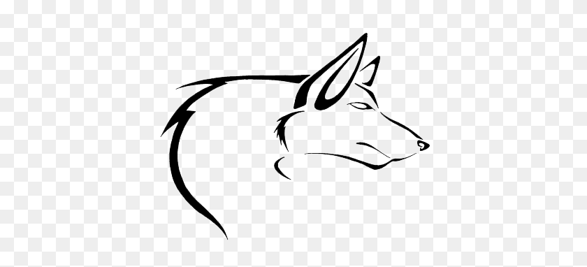 400x322 Download Wolf Tattoos Free Png Transparent Image And Clipart - Wolf Head Clipart Black And White