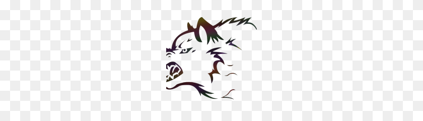 180x180 Download Wolf Tattoos Free Png Transparent Image And Clipart - Face Tattoos PNG