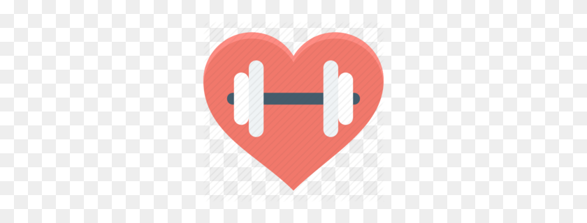 260x260 Descargar Workout Heart Icon Clipart Ejercicio Fitness Center Clipart - Yoga Ball Clipart
