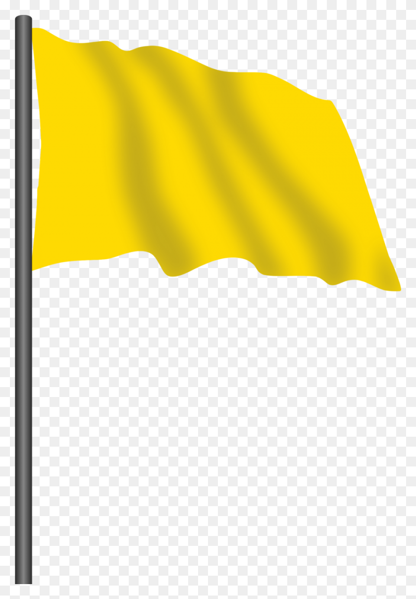 900x1324 Download Yellow Flag Clipart Racing Flags Clip Art Flag, Yellow - Snowmobile Clipart