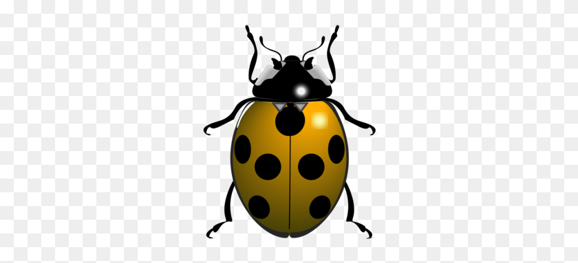 260x323 Download Yellow Ladybug Png Clipart Ladybird Beetle Clip Art - Volkswagen Clipart