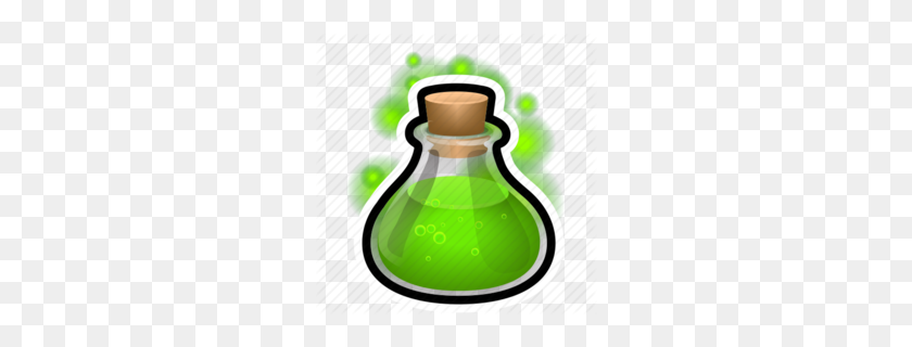 260x260 Download Yellow Magic Potion Clipart Potion Witchcraft Clip Art - Poison Clipart
