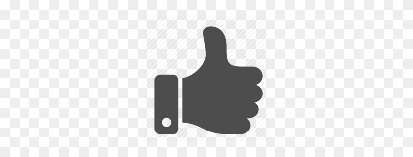 260x260 Download Youtube Thumbs Up Png Clipart Youtube Thumb Signal - Youtube Blanco Png