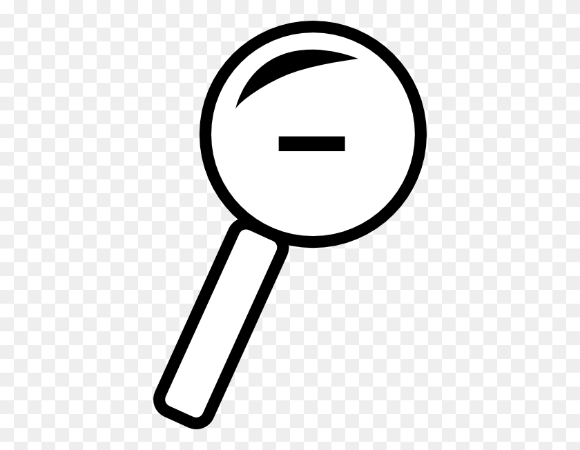 396x592 Download Zoom Out Icon Clipart - Magnifying Glass Clipart