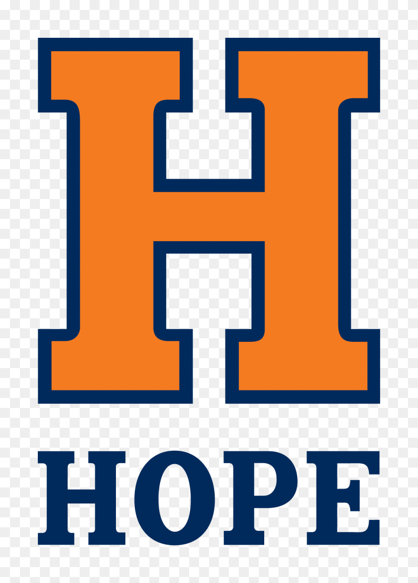 1272x1814 Logotipos De Atletismo Descargables Hope College - H Png