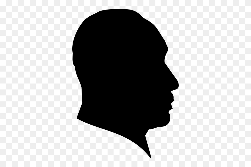356x500 Dr Martin Luther King's Silhouette - Mlk Day Clipart