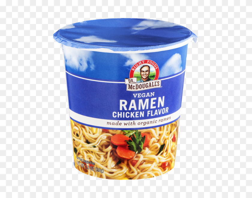 600x600 Dr Mcdougall's Vegan Ramen Chicken Flavor Reviews - Ramen Noodles PNG