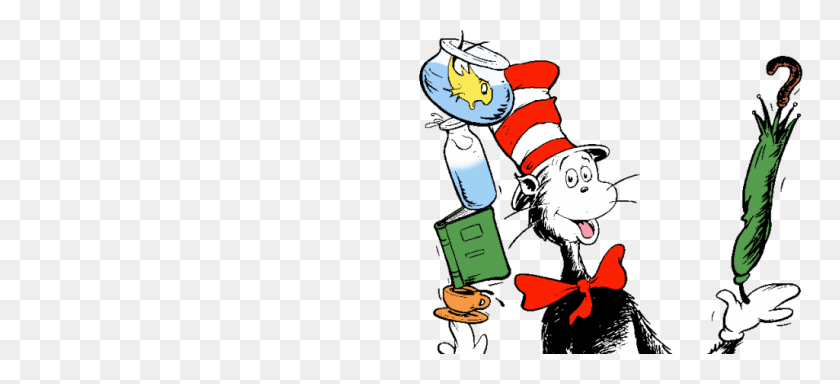 1024x426 Dr Seuss Cat In The Hat Your Balancing Act - Dr Seuss Characters PNG