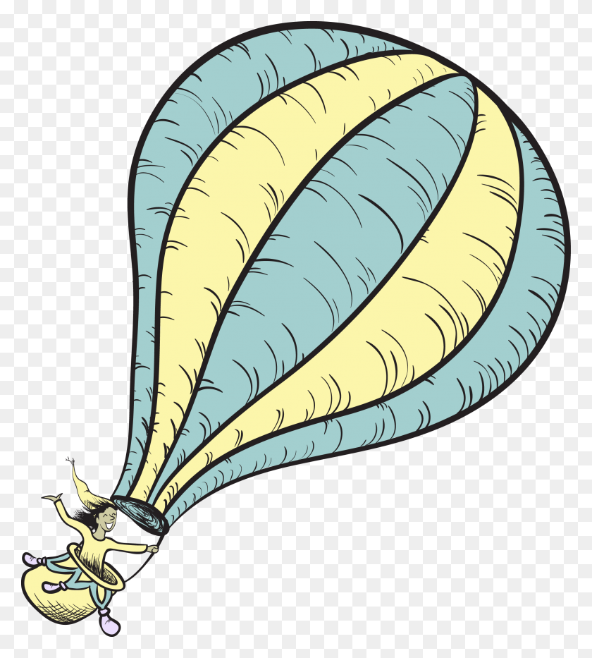 2282x2557 Dr Seuss Clip Art Hot Air Balloons - Dr Suess Clip Art