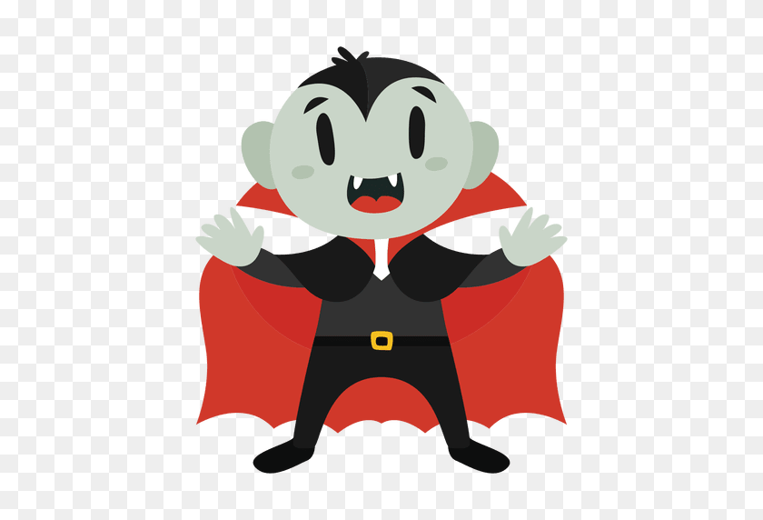 512x512 Dracula Halloween Cartoon Costume - Dracula PNG