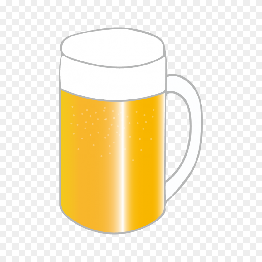 842x842 Draft Beer Free Illust Net - Draft Beer PNG