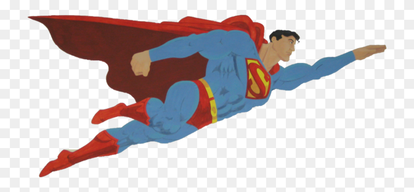 728x329 Arrastra Esto Y Descubrirás A Superman Volando A Través De Tu - Superman Volando Png
