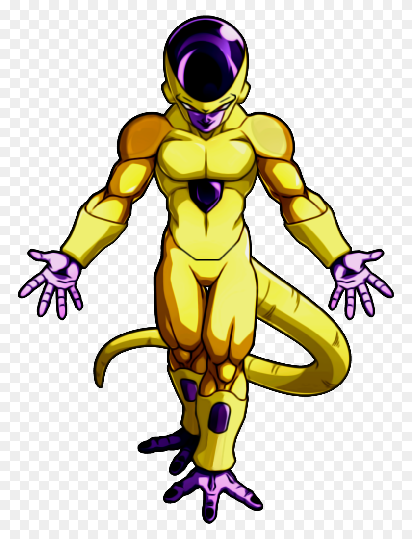 768x1039 Dragon Ball Fighterz Edit Images - Golden Frieza PNG