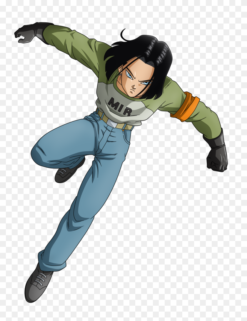 774x1032 Dragon Ball Super - Android 17 Png