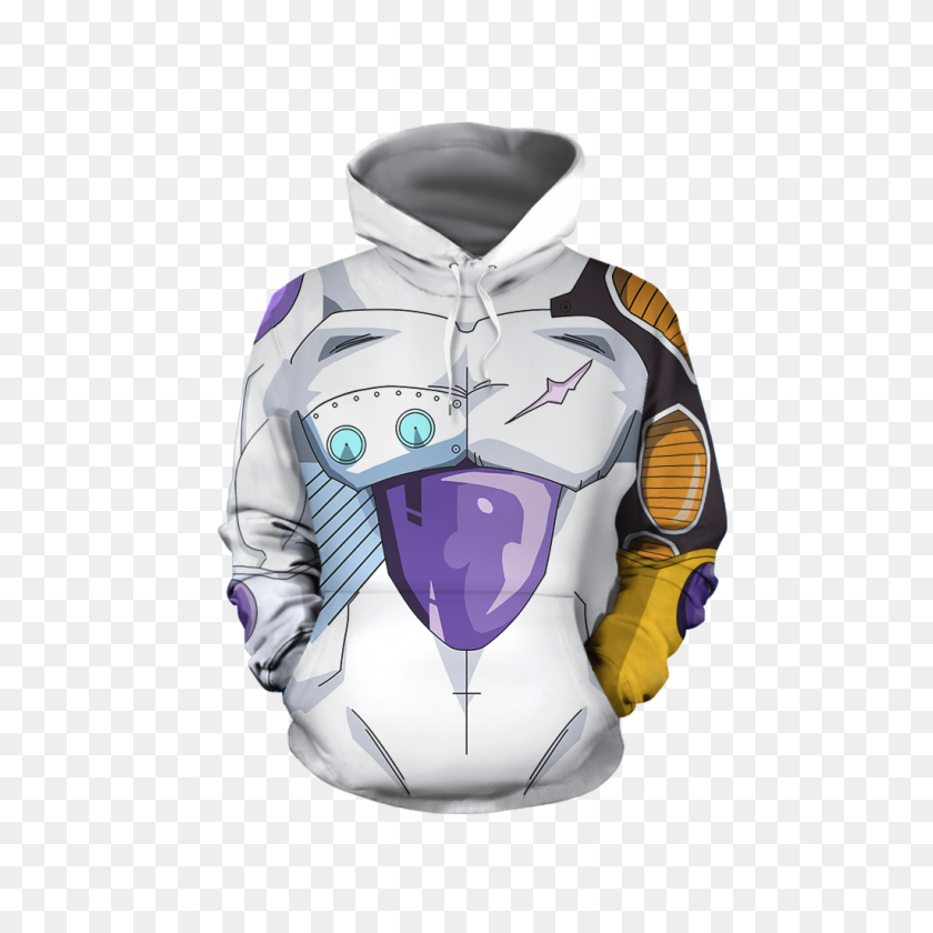1024x1024 Dragon Ball Z Pullover Hoodie - Golden Frieza PNG