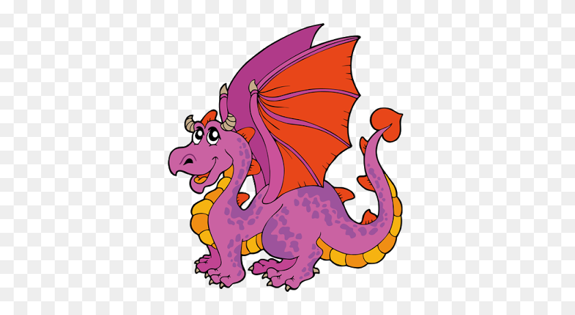 400x400 Dragon Clipart Flame - Fire Breathing Dragon Clipart