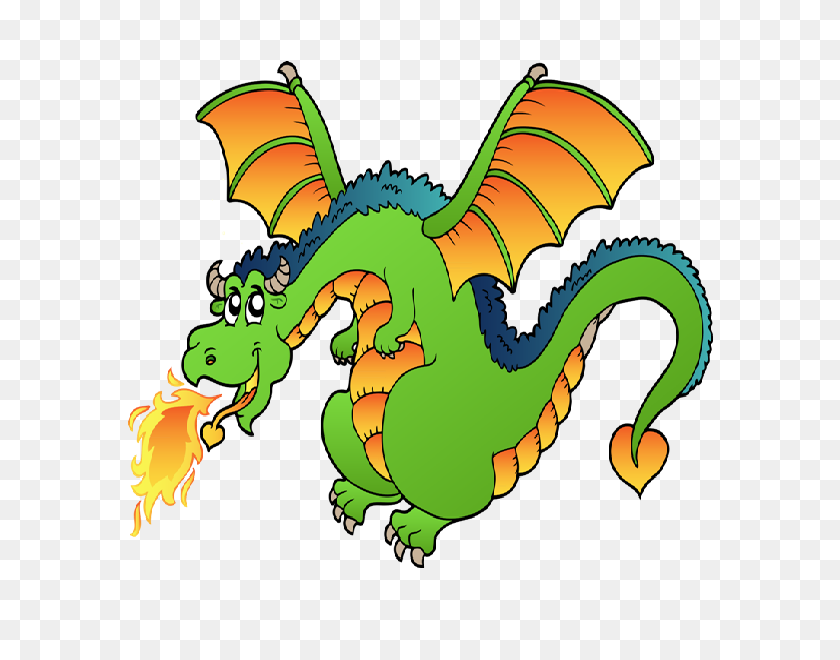 600x600 Dragon Clipart Free Funny Dragons With Flames Cartoon Clip Art - Skylanders Clipart
