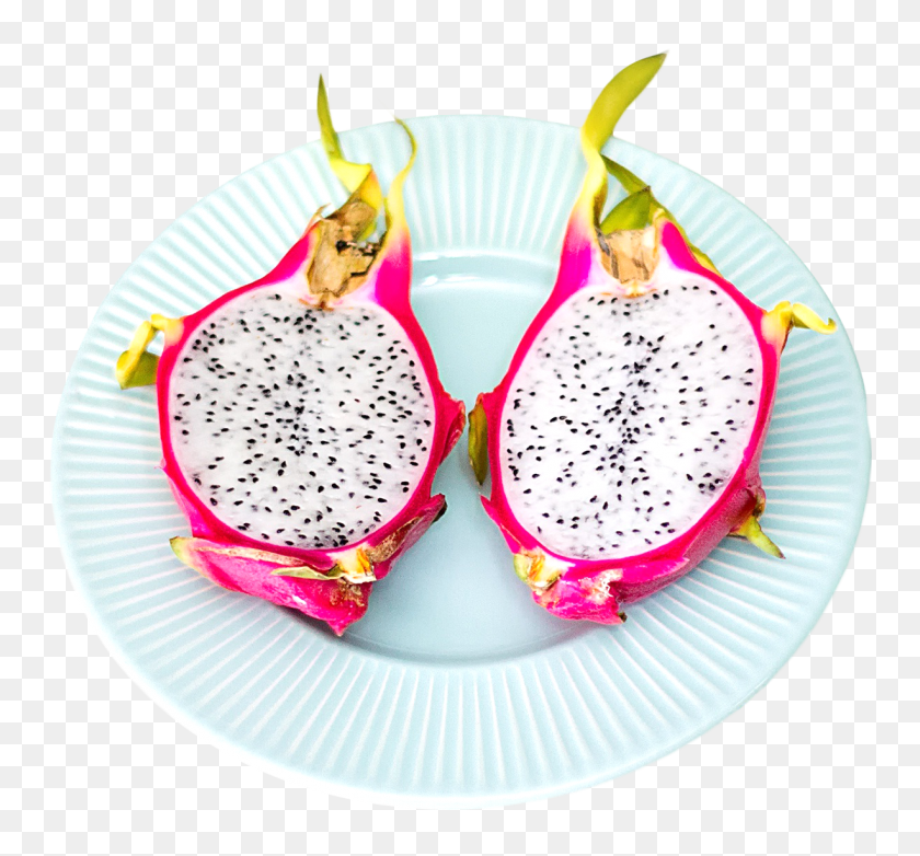 1226x1136 Dragon Fruit On Plate Png Image - Plate PNG