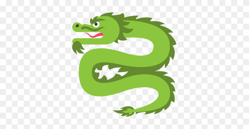 375x375 Dragon Png Clip Art - Green Dragon Clipart