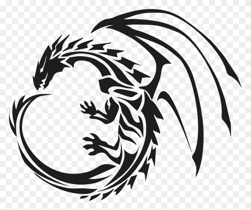 1828x1510 Dragon Tattoos Clipart Transparent Background - Beyblade Clipart