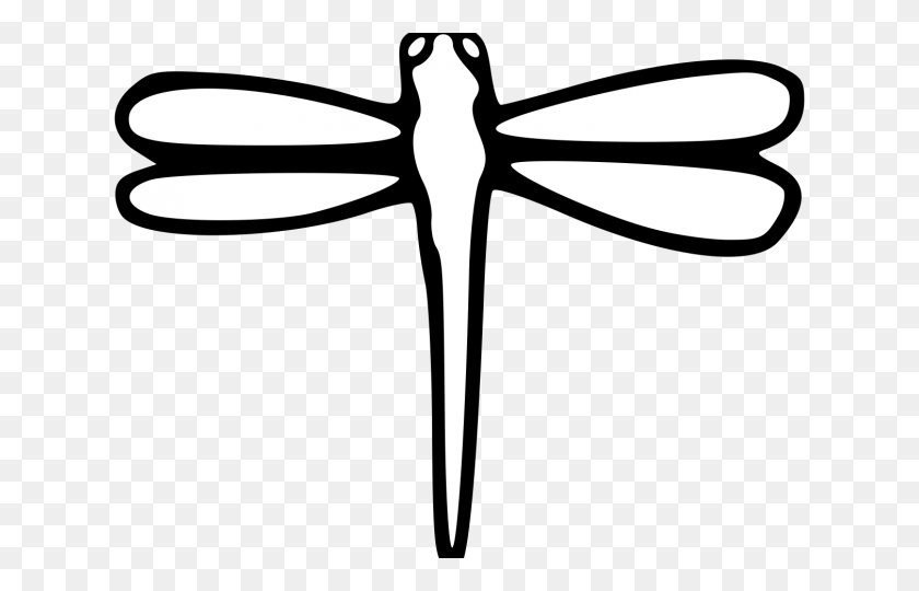640x480 Dragonfly Clipart Traceable - Dragonfly Clipart Black And White