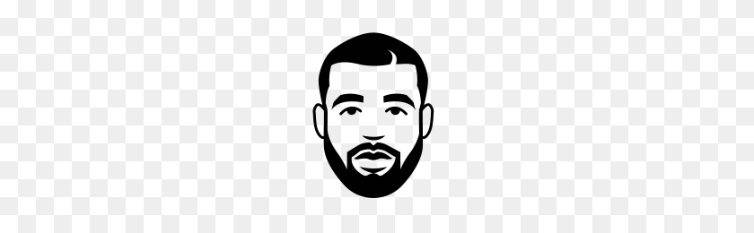 200x200 Drake Icons Noun Project - Drake Face PNG