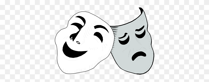 400x271 Drama Masks!! I Am A Theatre Kid!! Drama - Drama Mask PNG