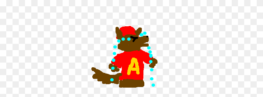 300x250 Dramatic Chipmunk - Alvin And The Chipmunks Clipart