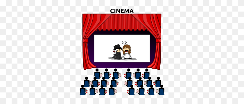 355x300 Draw Cinema - Movie Clipart PNG