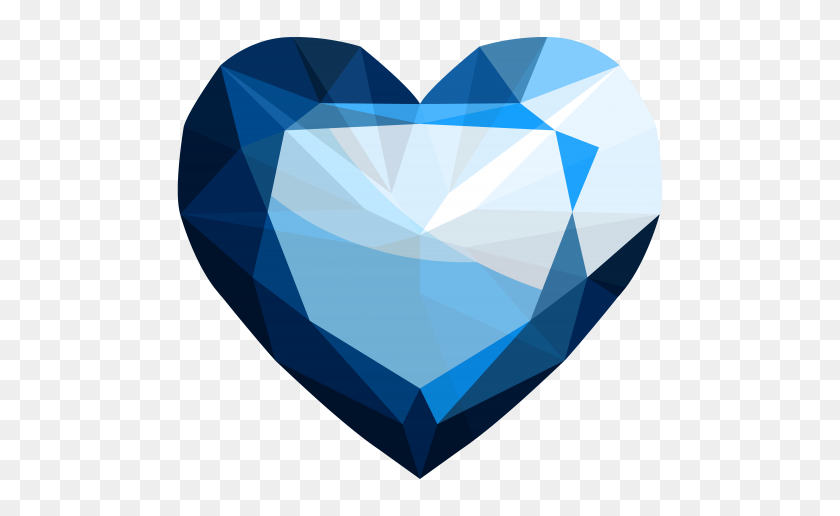 500x456 Dibujar Zafiro, Corazón Y Joyas - Diamante Azul Png