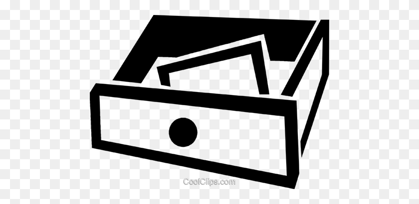 480x350 Drawer Royalty Free Vector Clip Art Illustration - Drawer Clipart