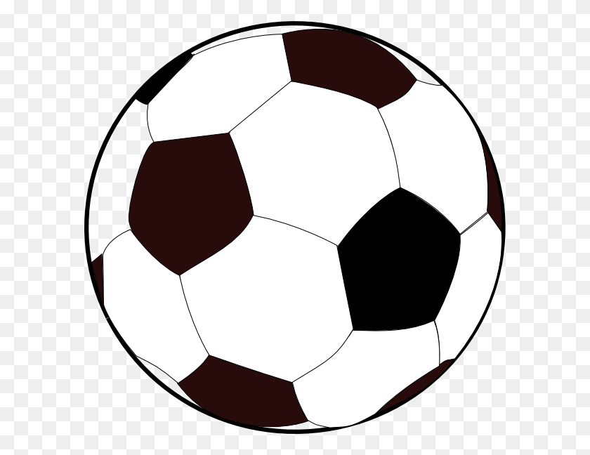 600x588 Drawing A Cartoon Soccer Ball - Nike Football Clipart