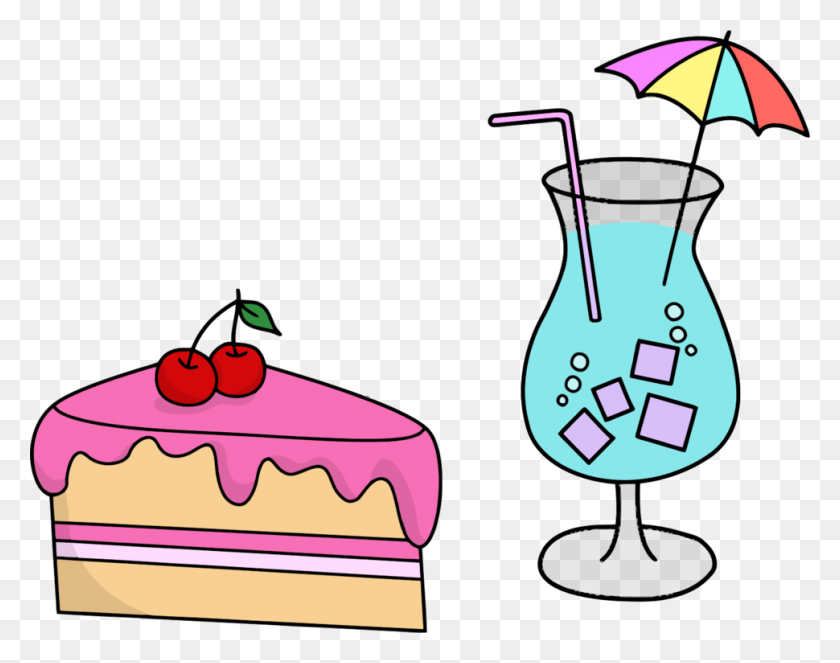 970x750 Drawing Animation Animated Cartoon Cake - Berry Clipart