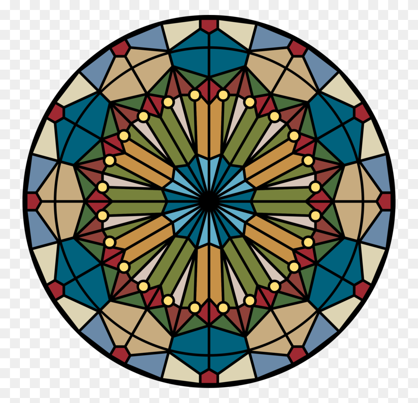 750x750 Drawing Building Stained Glass Church - Stain Clipart