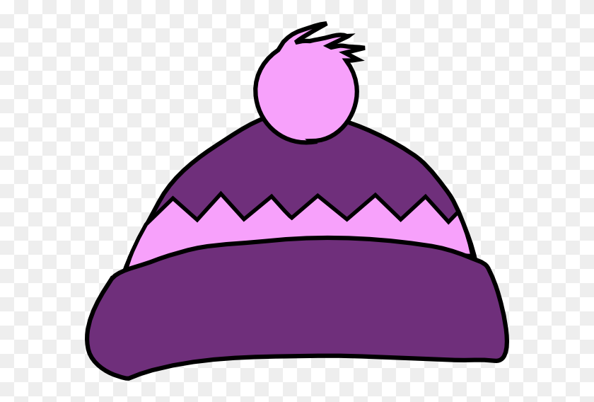 600x508 Drawing Clipart Scarf - Toboggan Hat Clipart