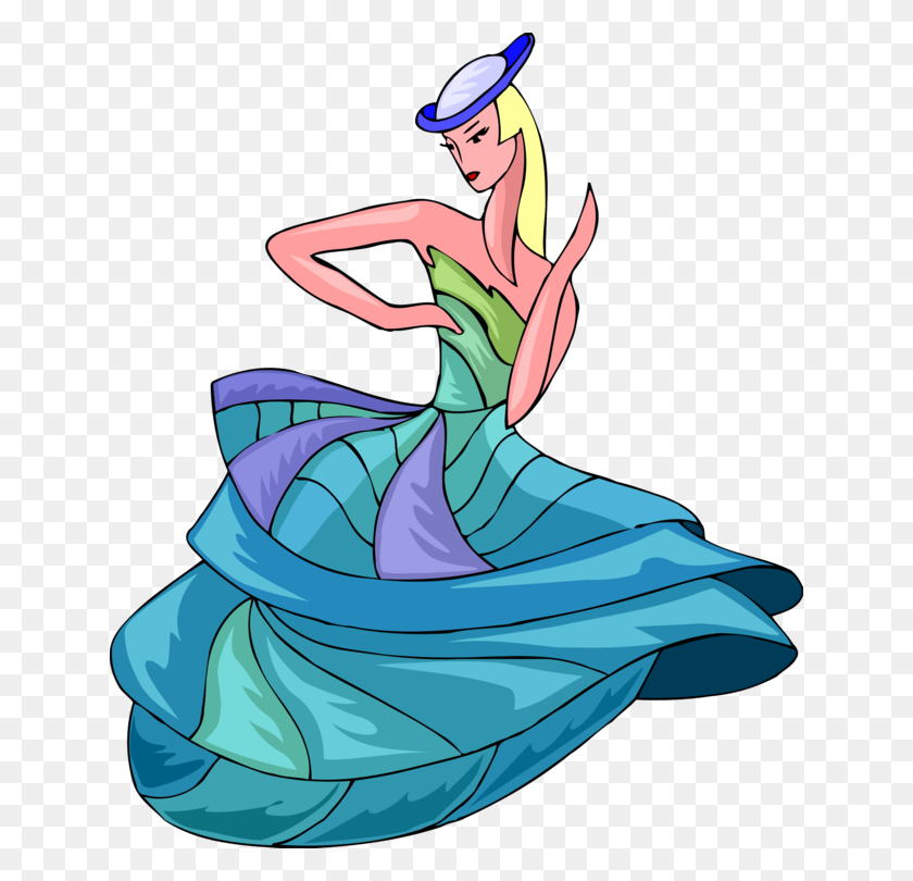 638x750 Drawing Dance Dress Cartoon Comics - Mash Clipart