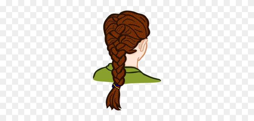 340x340 Drawing Hairstyle Ponytail Bun - Cosmetology Clipart